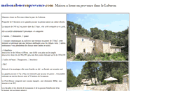 Desktop Screenshot of maisonalouerenprovence.com